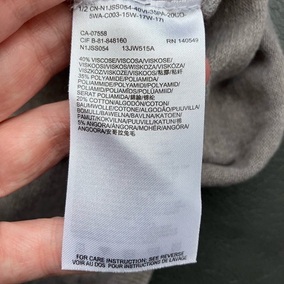 2/$30 Mexx Gray Crew Neck Sweater With Aztec Designs - Picture 7 of 8